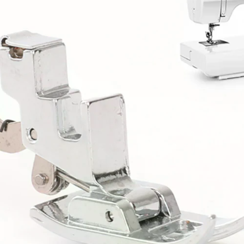Sewing Machine Fabric - ตัวจับเท้าจักรเย็บผ้าแบบสแนปออน 2 ชิ้น พร้อมอะแดปเตอร์สำหรับจักรเย็บผ้าแบบขาต่ำ สำหรับงานเย็บผ้าควิลท์