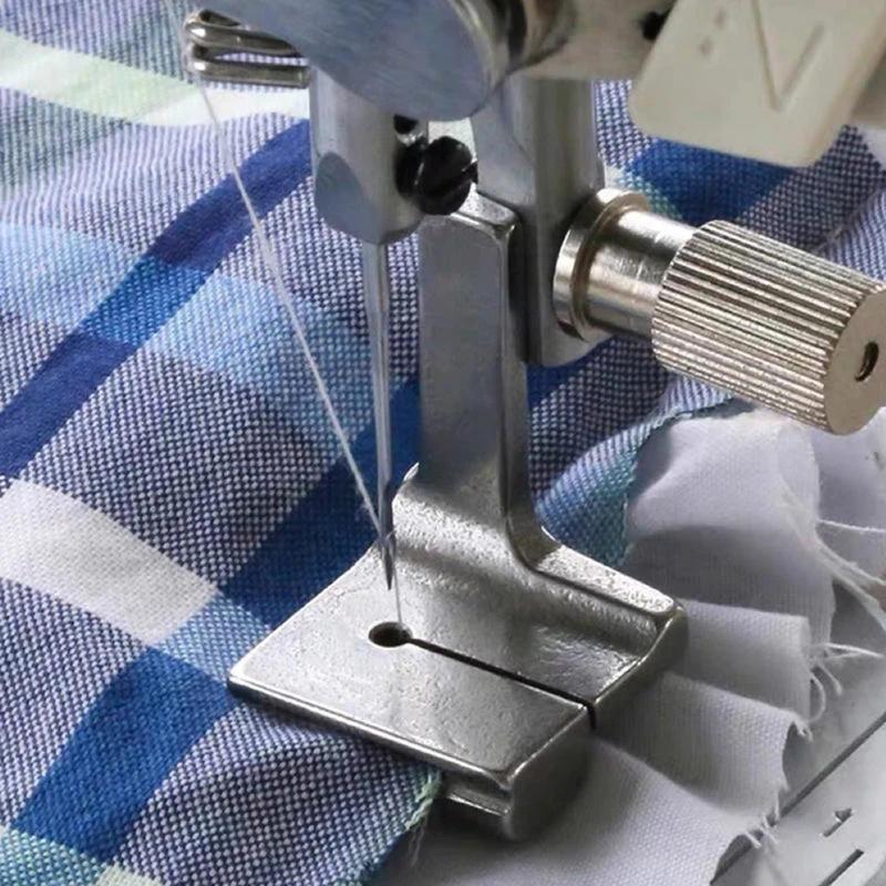Sewing Gathering - ตีนผีจับจีบแบบสองด้านเครื่องเย็บผ้าเย็บริมท่อแบบกดเครื่องเย็บผ้าใช้ได้ทั่วไป