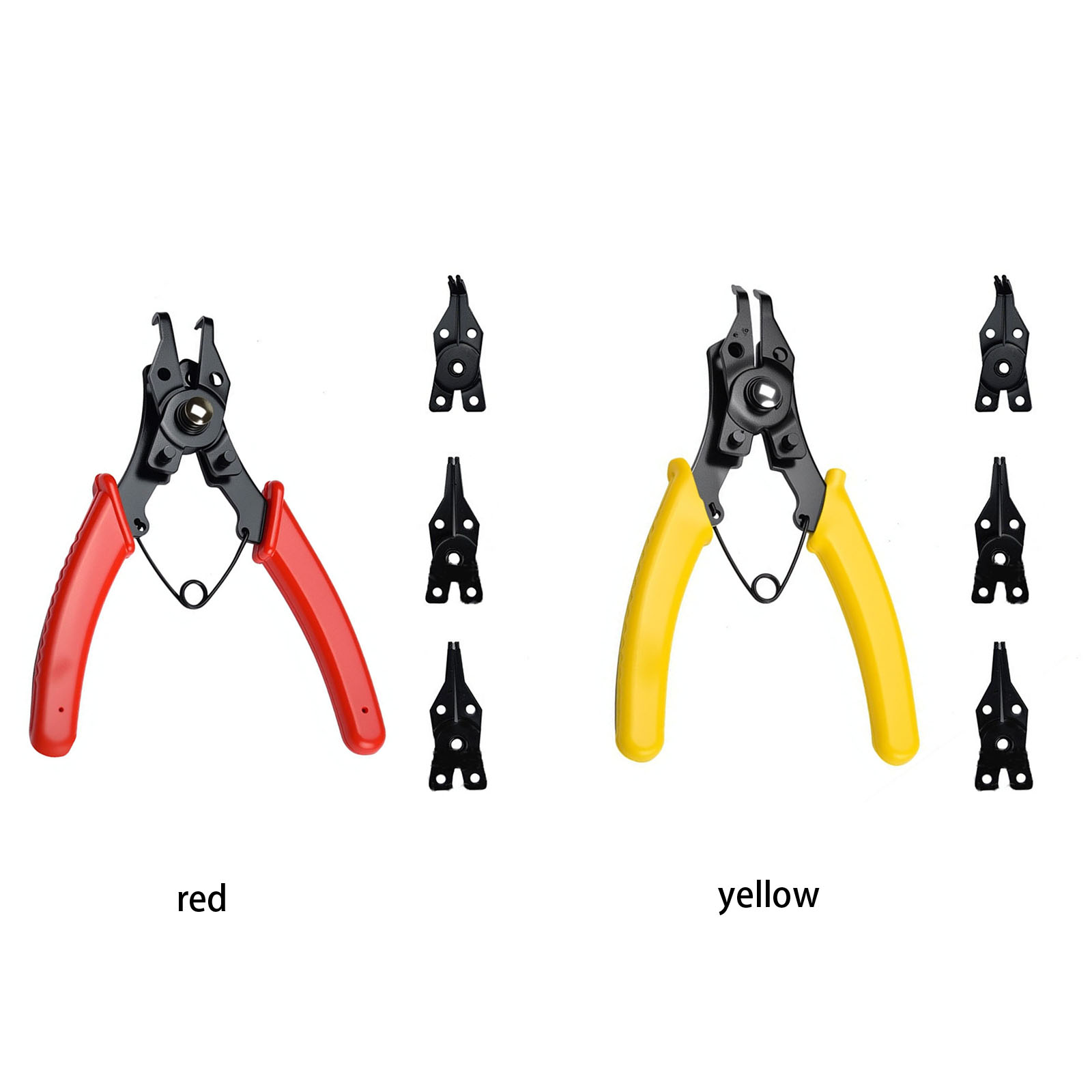 Snap Button Plier - ชุดคีมถอดแหวนล็อค 4 in 1 แบบหนัก พร้อมปากคีม