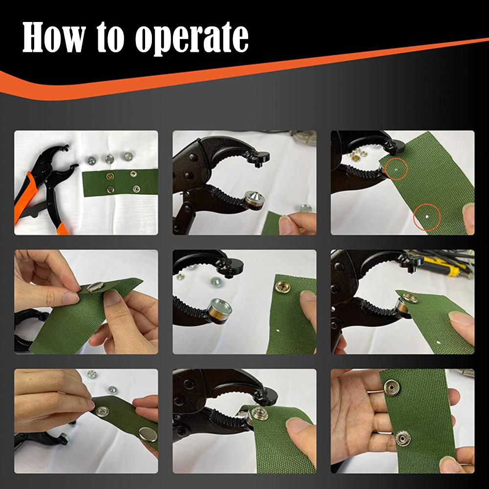 คีมติดกระดุมสแนป สแตนเลส ปรับไ - Snap Button Plier บทวิจารณ์และราคา
