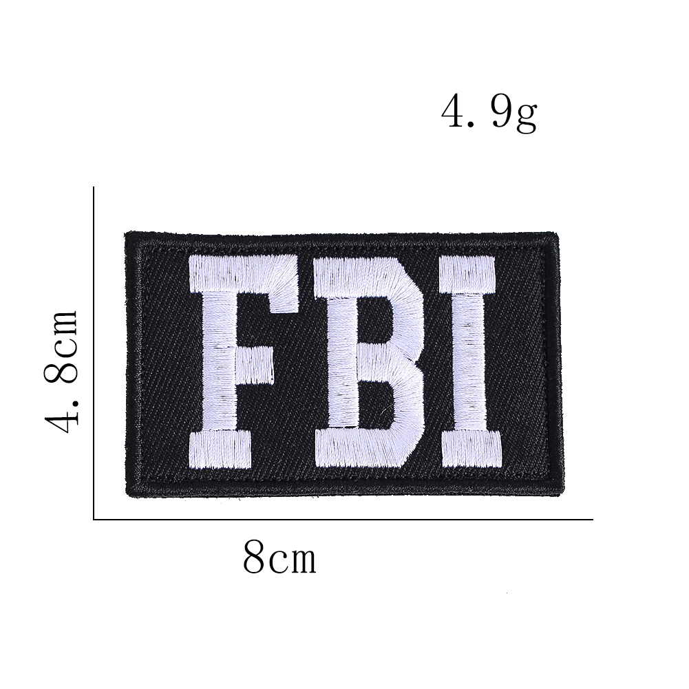 แผ่นปัก FBI แบบติดตีนตุ๊กแก แผ - Sewing Vest บทวิจารณ์และราคา