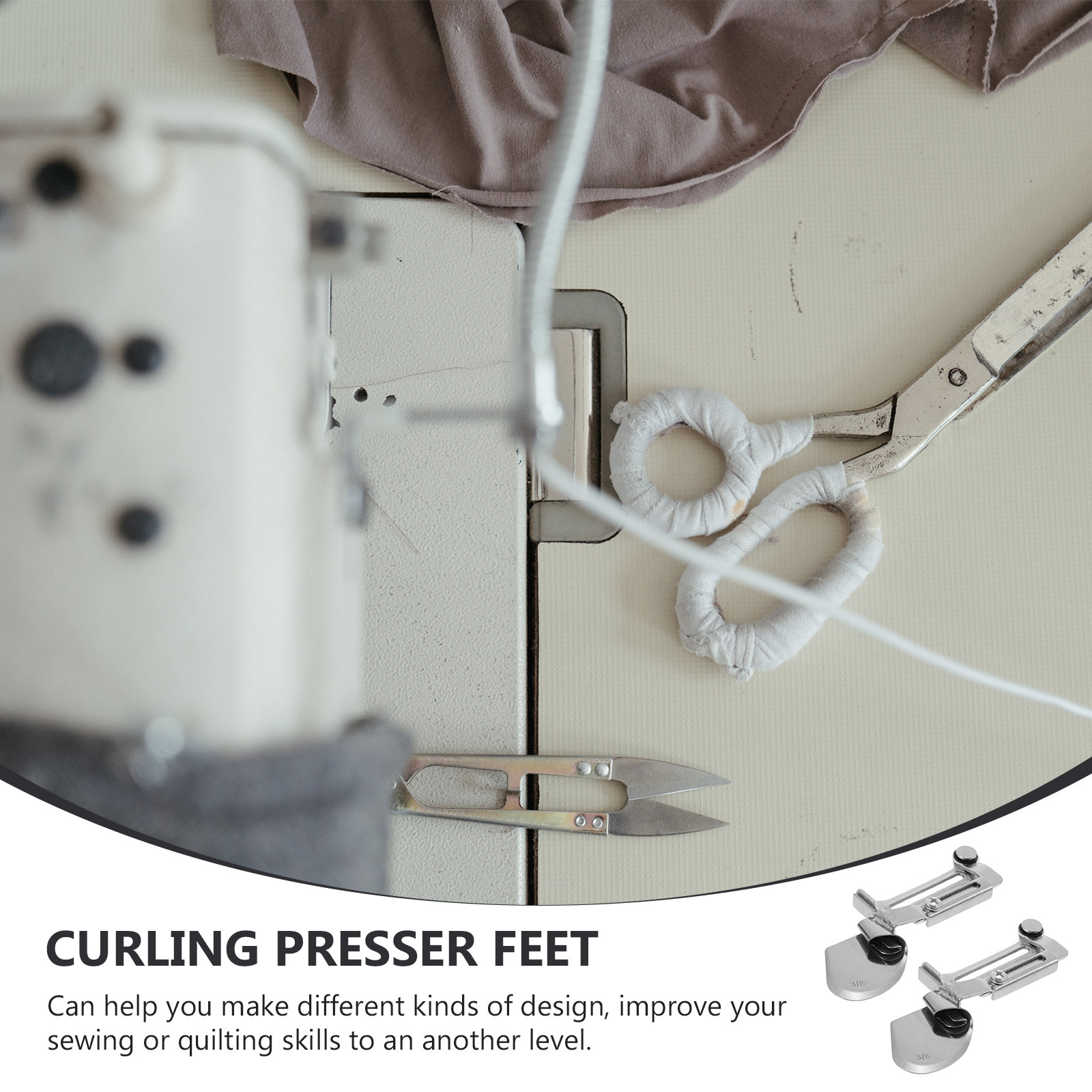 ชุดอุปกรณ์กดขอบผ้าสำหรับจักรเย - Sewing Machine Fabric บทวิจารณ์และราคา