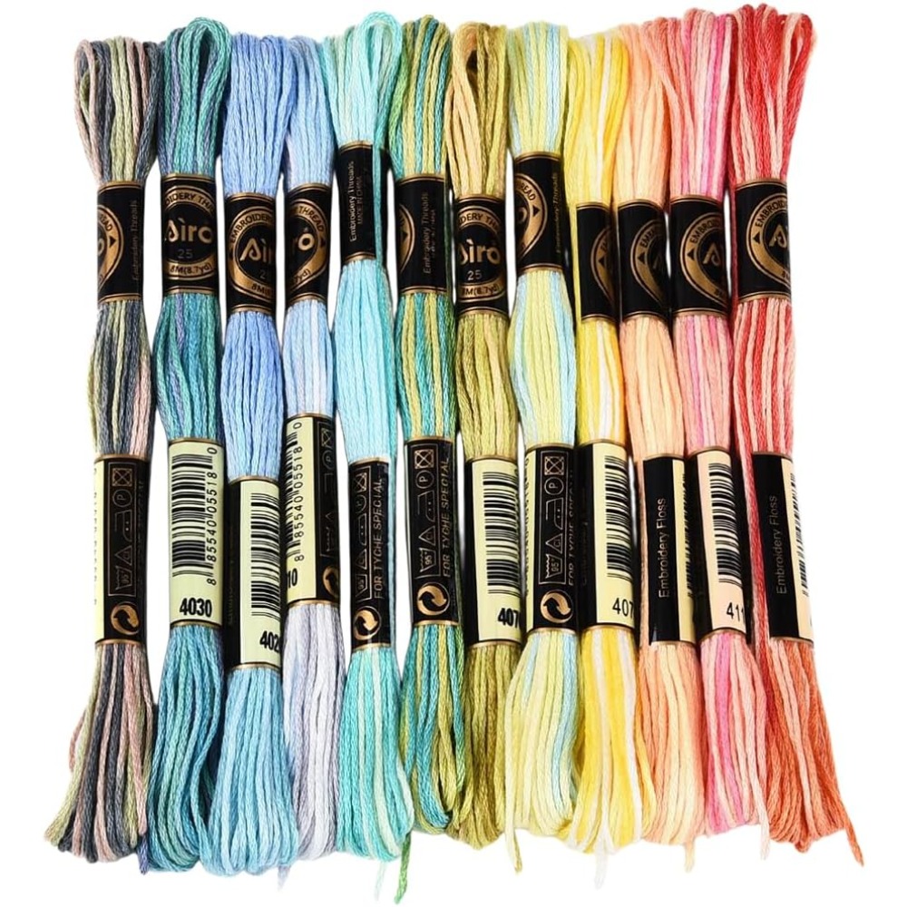 ไหมปักครอสติช 12 แกนม 105 หลา  - Embroidery Floss Thread บทวิจารณ์และราคา