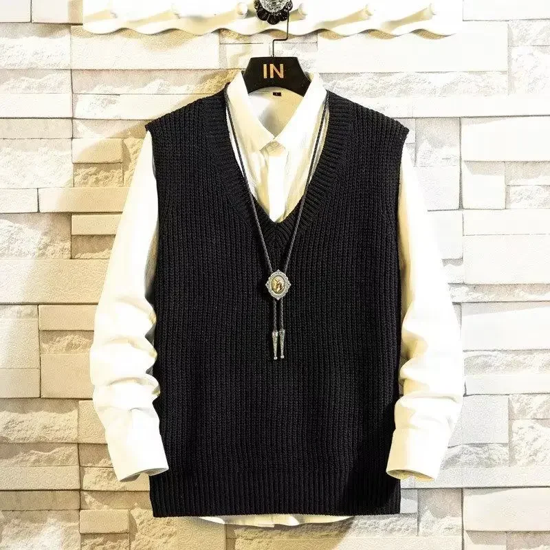 เสื้อกั๊กผู้ชาย คอวี ผ้าถักเรี - Sewing Vest บทวิจารณ์และราคา