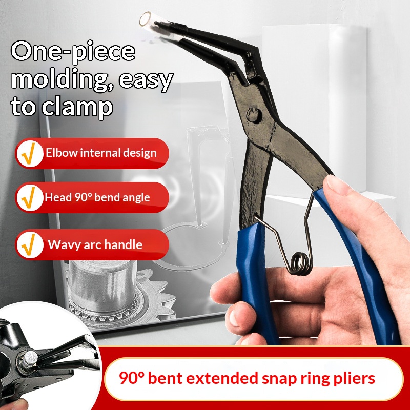 คีมถอดแหวนล็อคแบบงอ 90 องศา HO - Snap Button Plier บทวิจารณ์และราคา