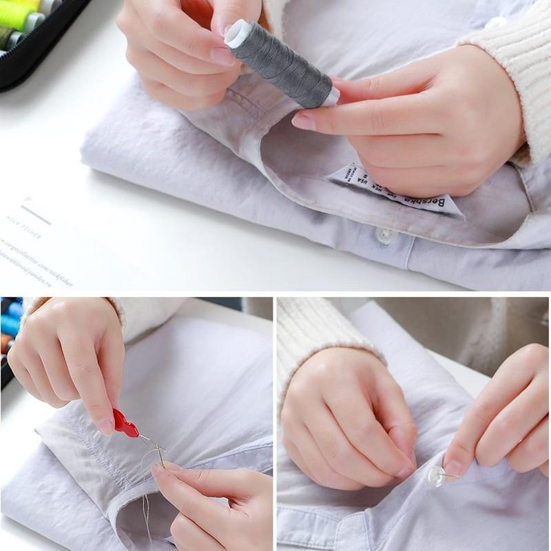 ชุดจักรเย็บผ้า10ชิ้น/เซ็ตแบบพก - Textile Sewing Kit บทวิจารณ์และราคา