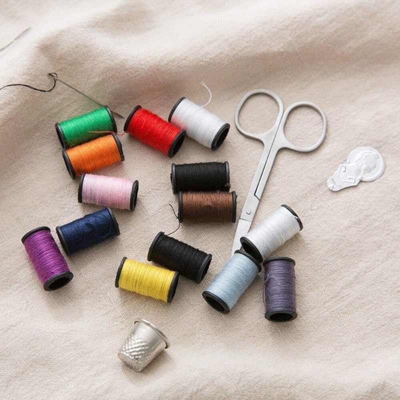 ชุดจักรเย็บผ้า10ชิ้น/เซ็ตแบบพก - Textile Sewing Kit บทวิจารณ์และราคา