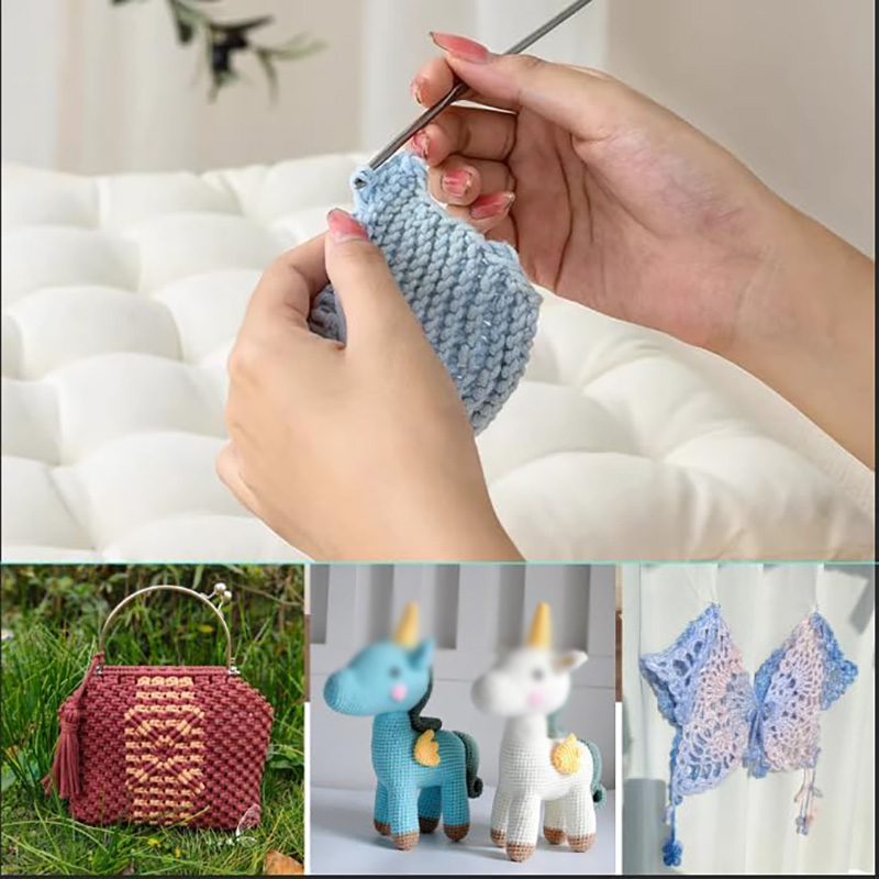 ชุดเข็มโครเชต์สแตนเลส 4 ชิ้น ช - Textile Sewing Kit บทวิจารณ์และราคา