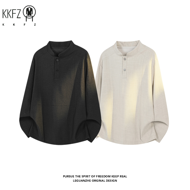 เสื้อเชิ้ตแขนยาวคอจีนสไตล์มินิ - Sewing Gathering บทวิจารณ์และราคา