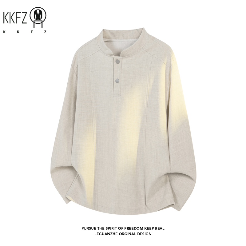 เสื้อเชิ้ตแขนยาวคอจีนสไตล์มินิ - Sewing Gathering บทวิจารณ์และราคา