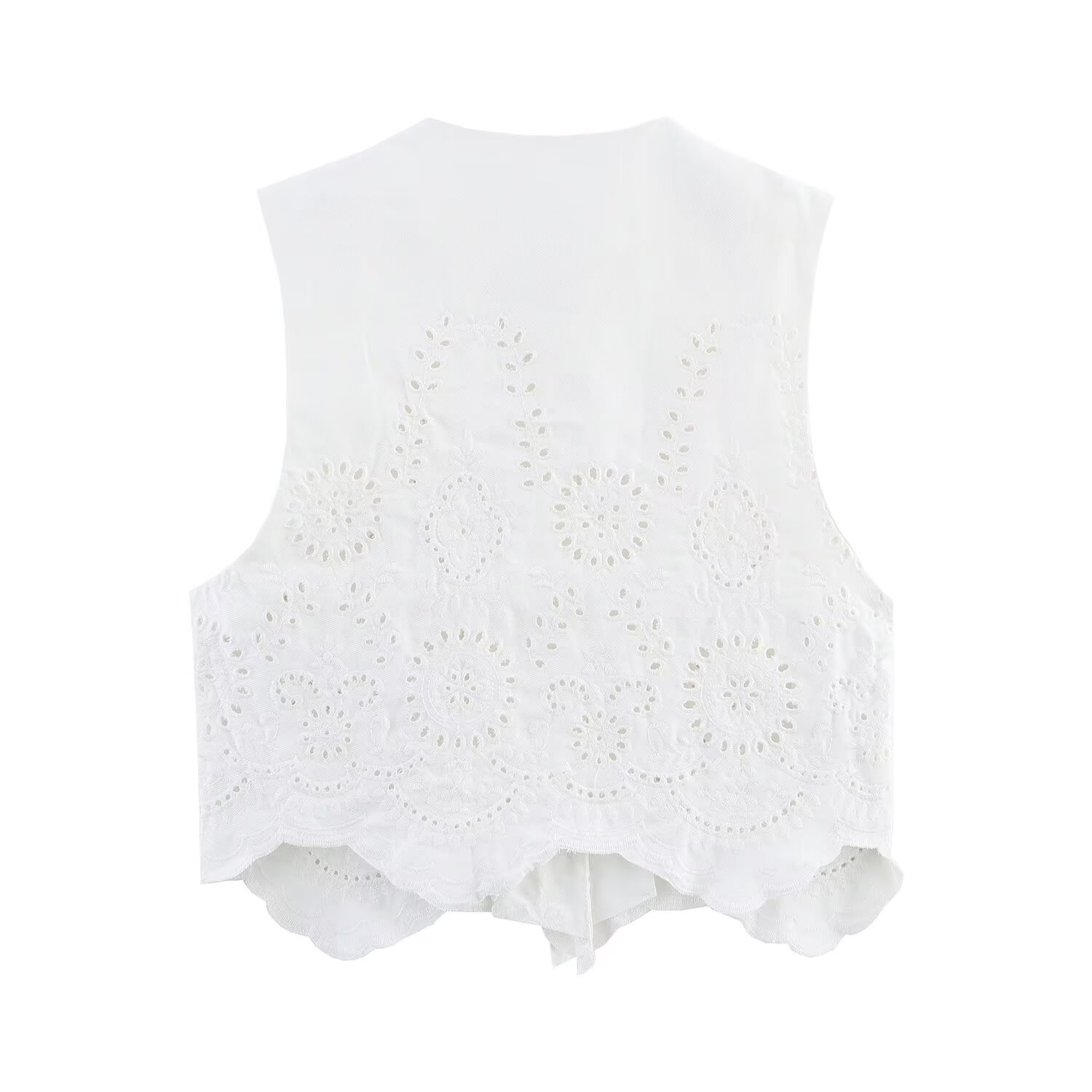 เสื้อกั๊กปักลายฉลุสำหรับผู้หญิ - Sewing Vest บทวิจารณ์และราคา