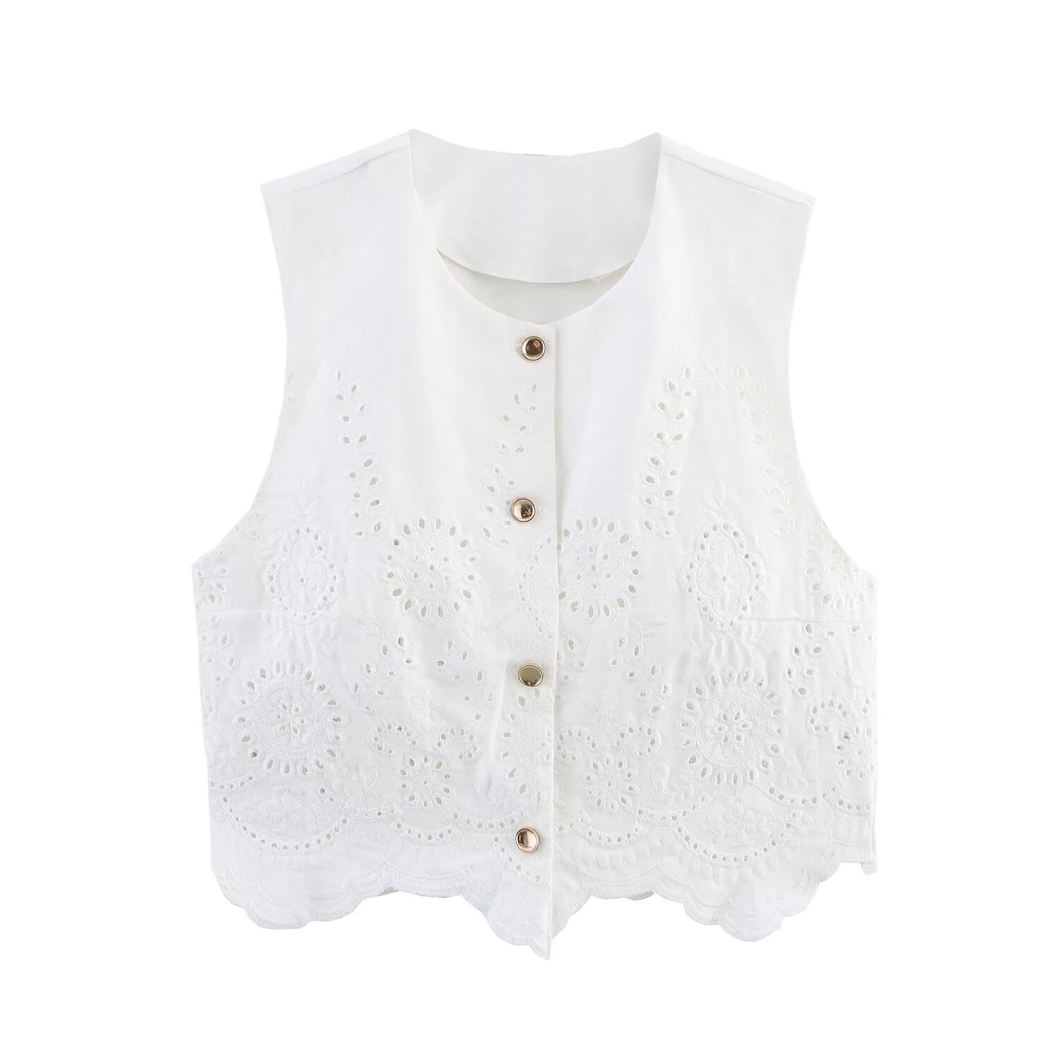 เสื้อกั๊กปักลายฉลุสำหรับผู้หญิ - Sewing Vest บทวิจารณ์และราคา