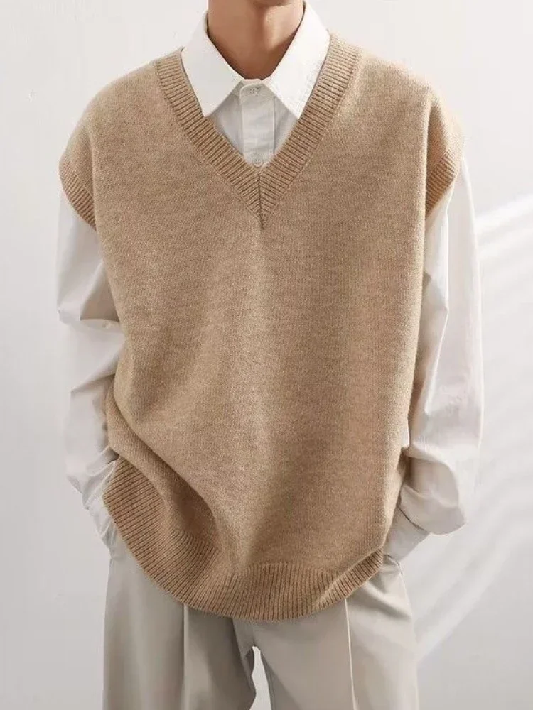 เสื้อกั๊กไหมพรมสีเบจ คอวี แขนก - Sewing Vest บทวิจารณ์และราคา