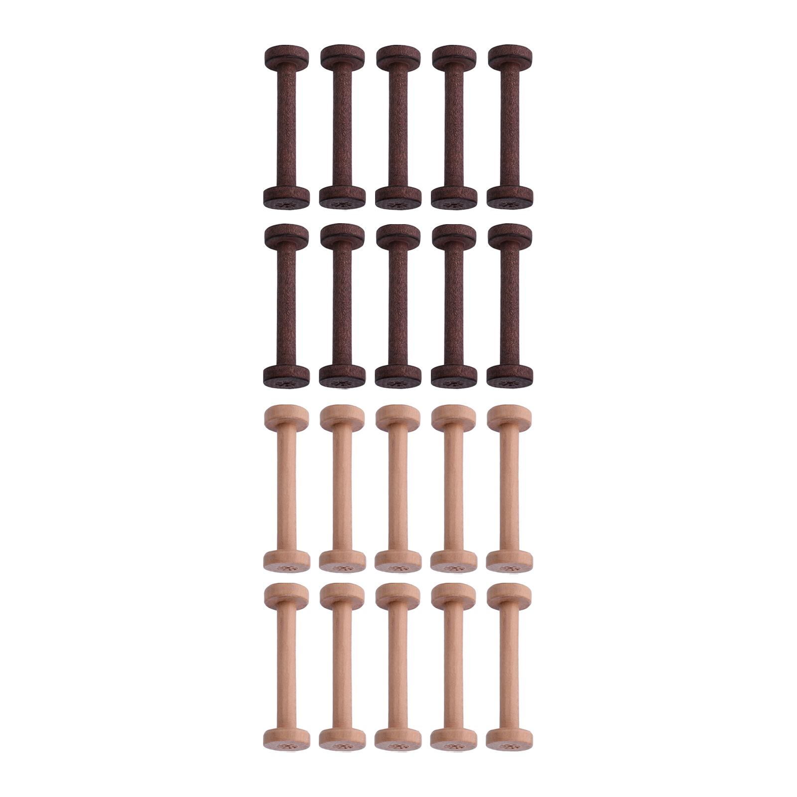 แกนไม้สำหรับงานฝีมือ 10 ชิ้น ผ - Thread Bobbins Empty บทวิจารณ์และราคา