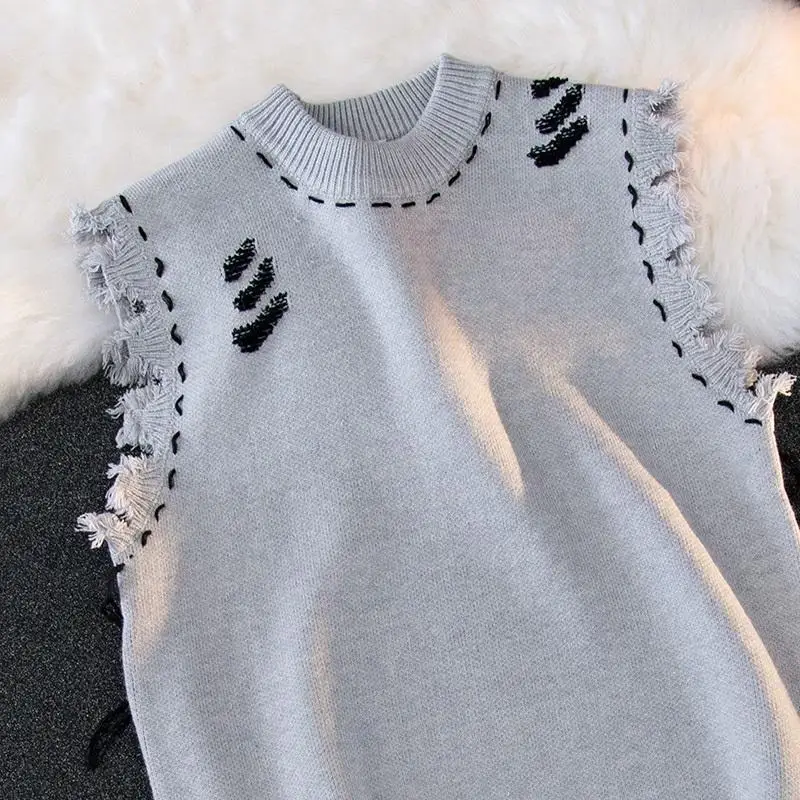 สเวตเตอร์ถักสำหรับผู้ชายเสื้อฮ - Sewing Vest บทวิจารณ์และราคา