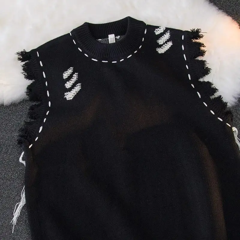 สเวตเตอร์ถักสำหรับผู้ชายเสื้อฮ - Sewing Vest บทวิจารณ์และราคา