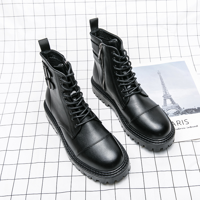 รองเท้าบูทผู้ชายแบรนด์เนม ดีไซ - Sewing Zipper บทวิจารณ์และราคา