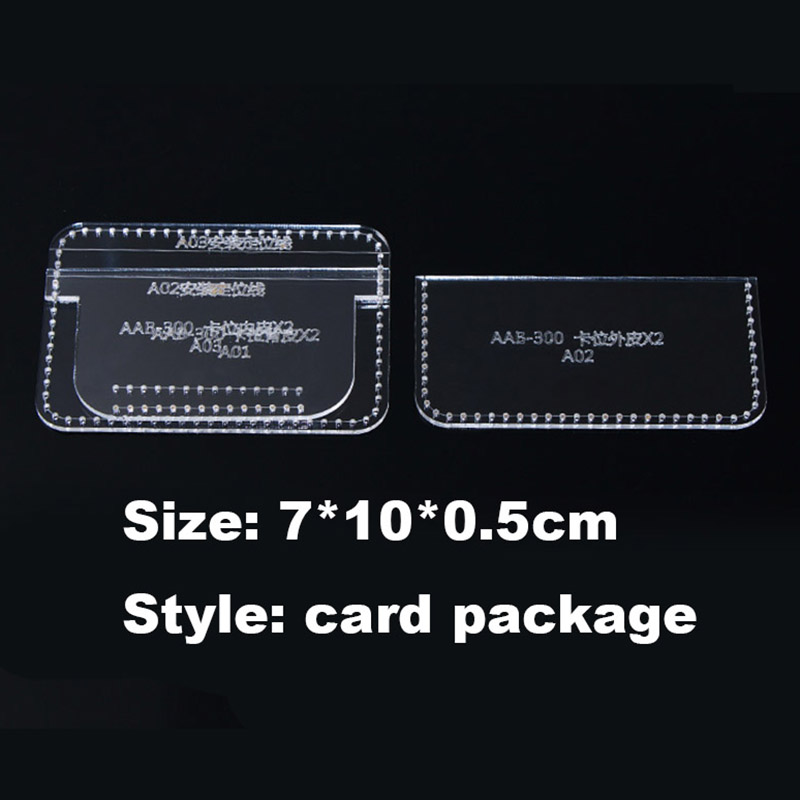 1 ชุด DIY อะคริลิคแม่แบบหนังบ้ - Textile Sewing Kit บทวิจารณ์และราคา