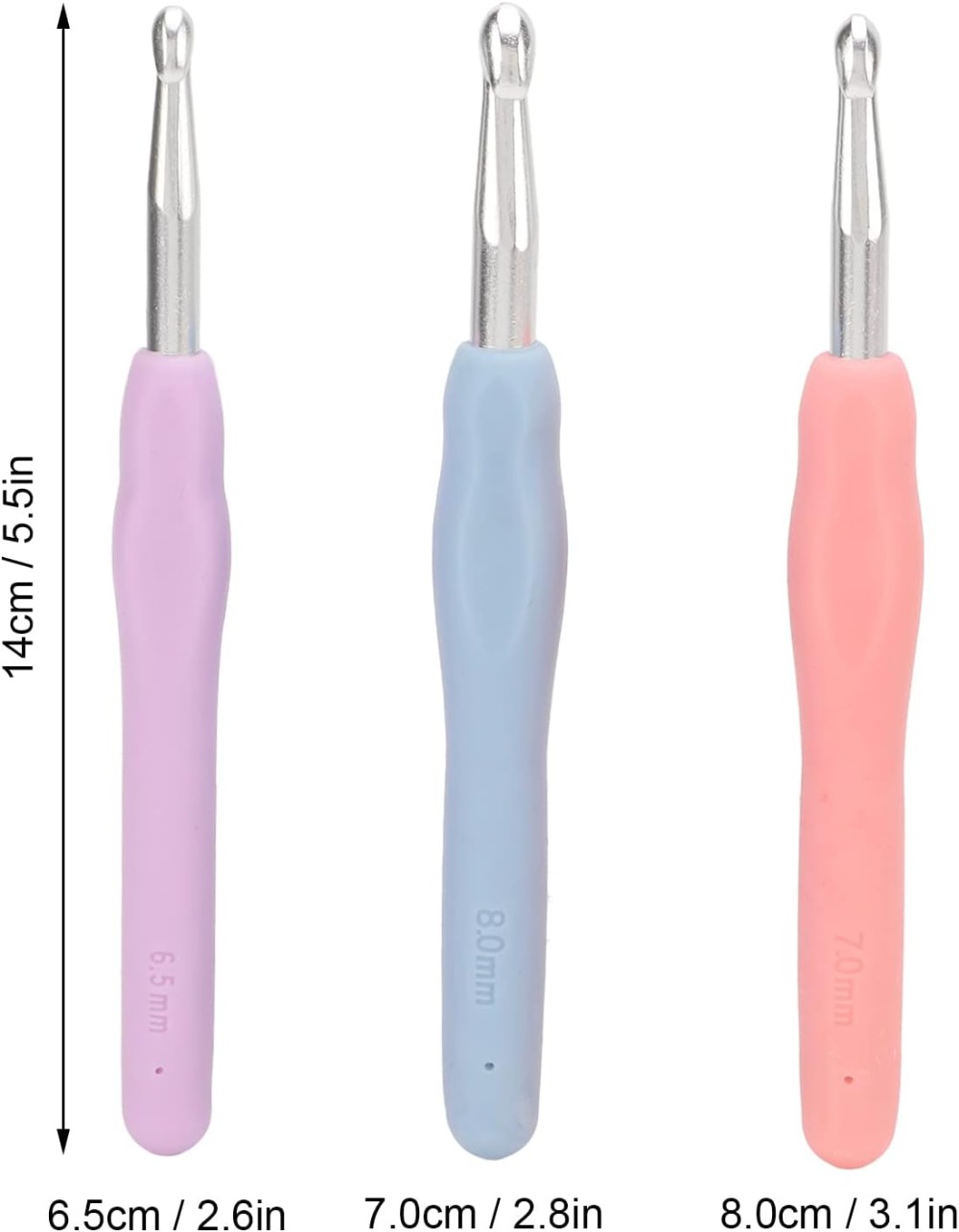 ชุดเข็มโครเชต์ตามหลักสรีรศาสตร - Textile Sewing Kit บทวิจารณ์และราคา