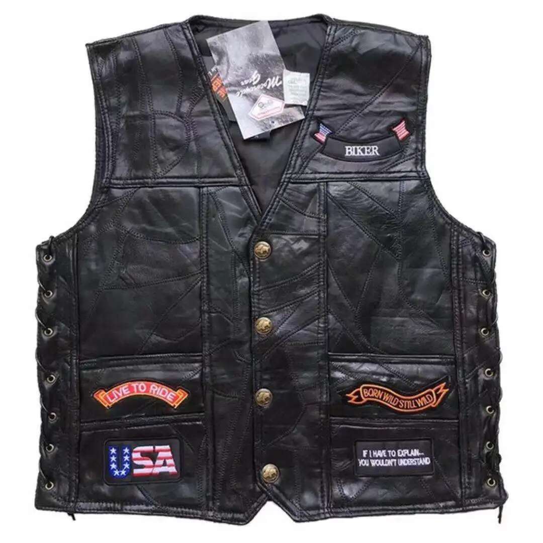 เสื้อกั๊กหนังสำหรับขี่รถจักรยา - Sewing Vest บทวิจารณ์และราคา