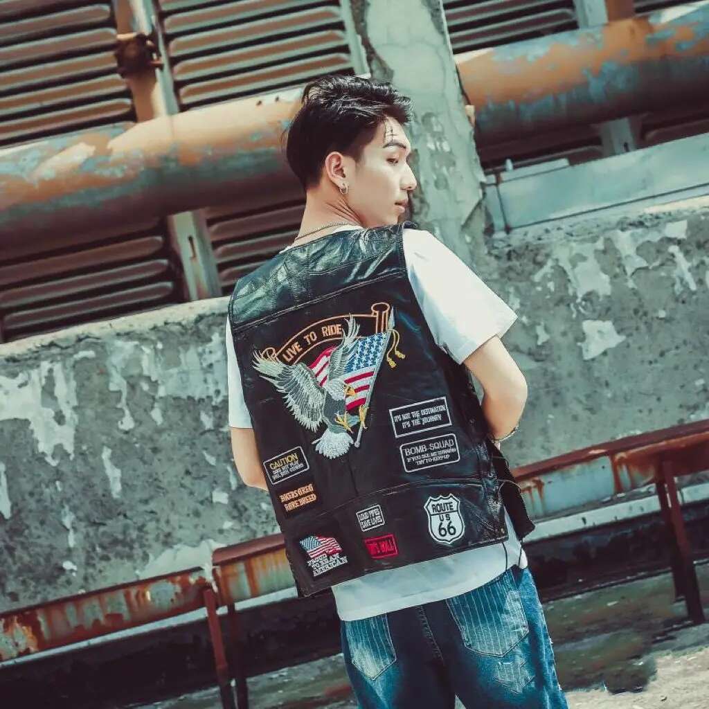 เสื้อกั๊กหนังสำหรับขี่รถจักรยา - Sewing Vest บทวิจารณ์และราคา