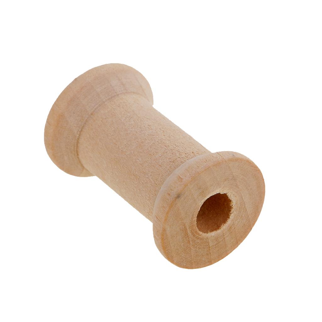 ชุดกระสวยไม้เปล่า 20 ชิ้น อุปก - Thread Bobbins Empty บทวิจารณ์และราคา