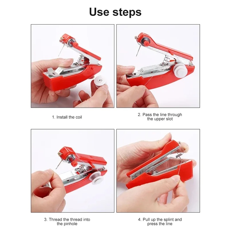 เครื่องเย็บผ้าแบบมือถือขนาดเล็ - Textile Sewing Kit บทวิจารณ์และราคา