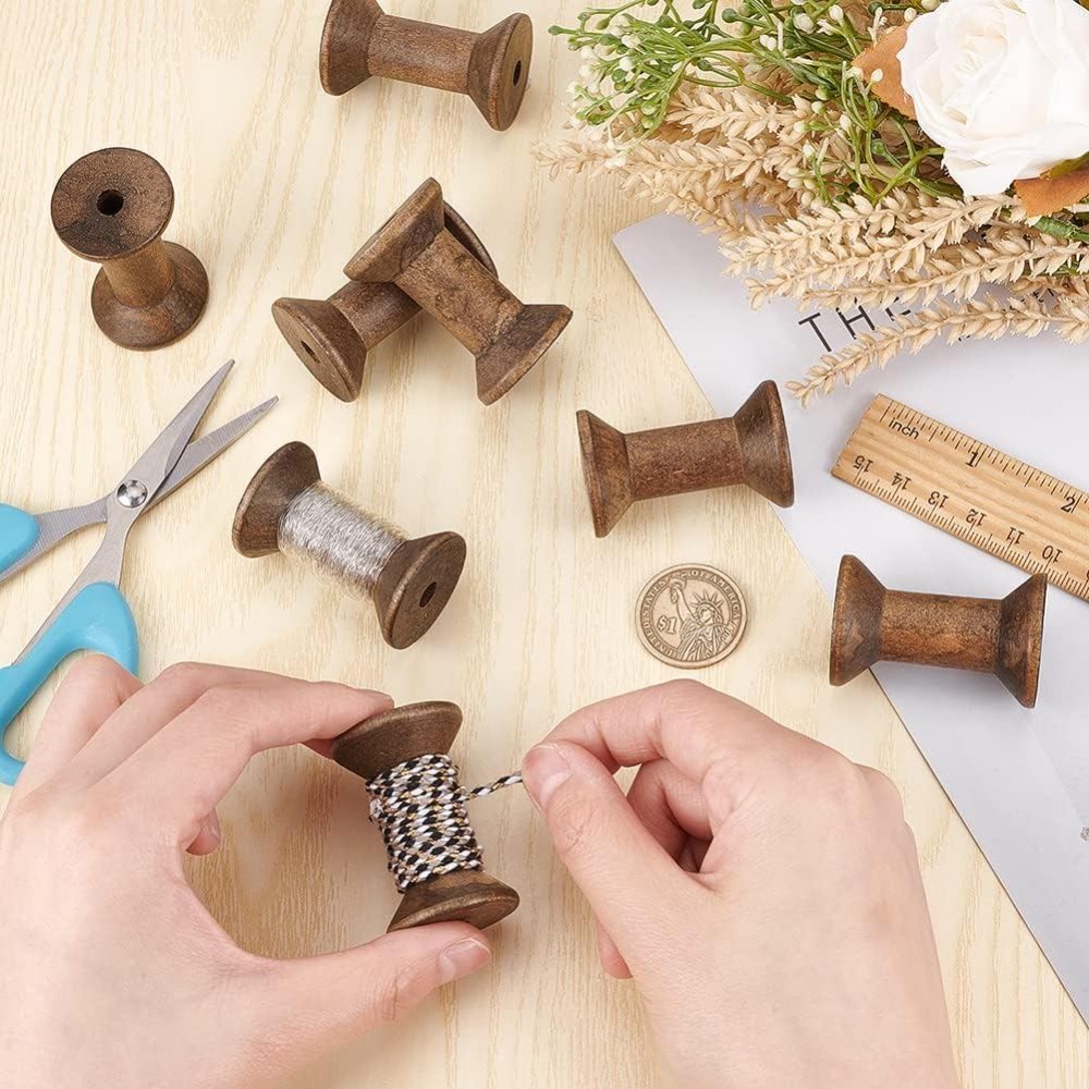 แกนม้วนด้ายเปล่า 16 ชิ้น ขนาด  - Thread Bobbins Empty บทวิจารณ์และราคา