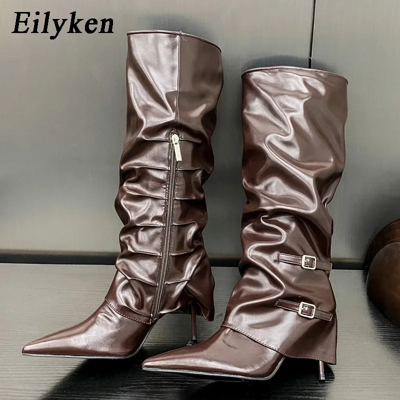 อีลิเคนแฟชั่นรองเท้าบูทสูงถึงเ - Sewing Zipper บทวิจารณ์และราคา