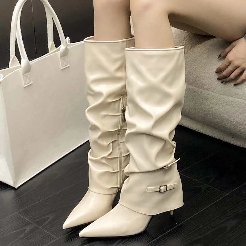 อีลิเคนแฟชั่นรองเท้าบูทสูงถึงเ - Sewing Zipper บทวิจารณ์และราคา