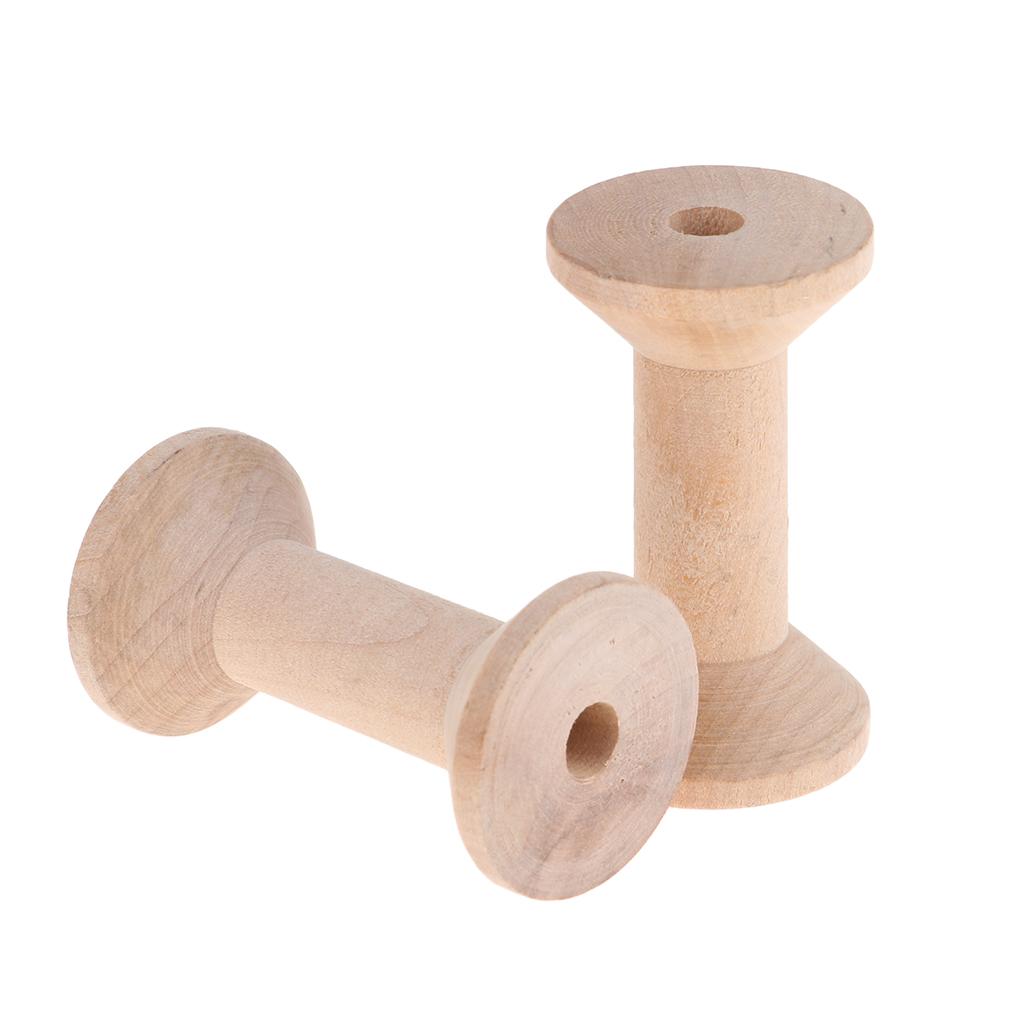 กระสวยไม้เปล่าสไตล์วินเทจ อุปก - Thread Bobbins Empty บทวิจารณ์และราคา