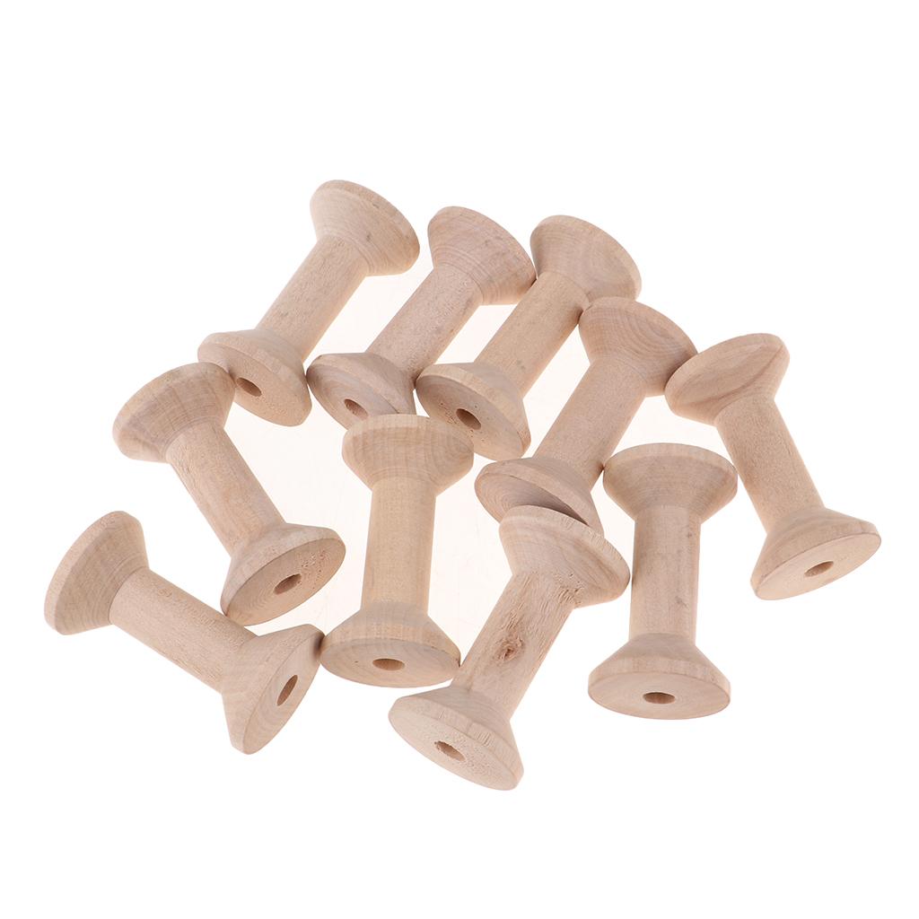 กระสวยไม้เปล่าสไตล์วินเทจ อุปก - Thread Bobbins Empty บทวิจารณ์และราคา