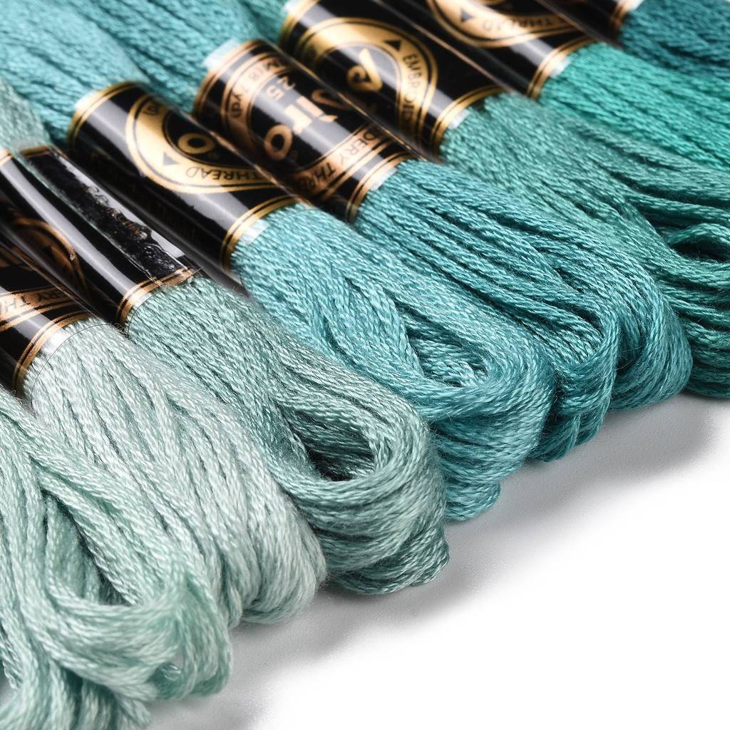 1 ชุด 8 ม้วน ไหมปักโพลีเอสเตอร - Embroidery Floss Thread บทวิจารณ์และราคา