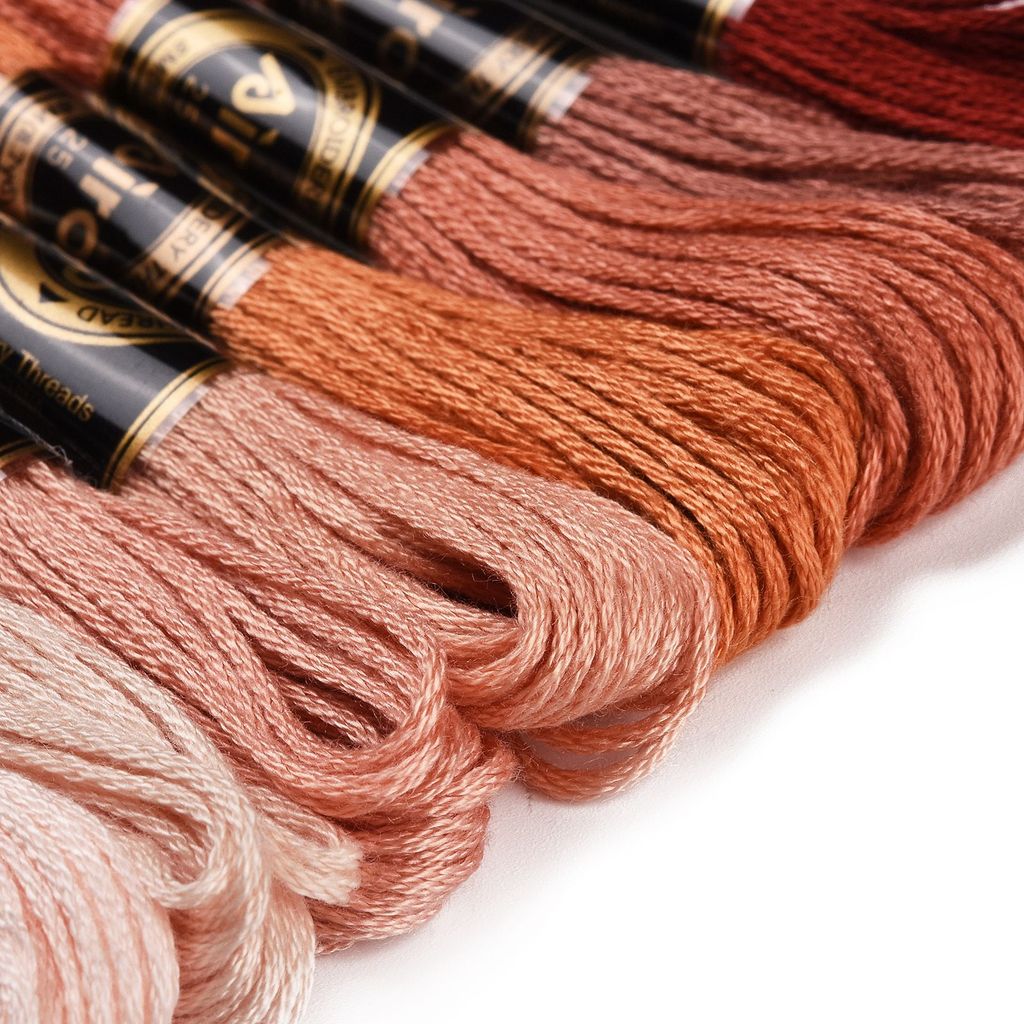 1 ชุด 8 ม้วน ไหมปักโพลีเอสเตอร - Embroidery Floss Thread บทวิจารณ์และราคา