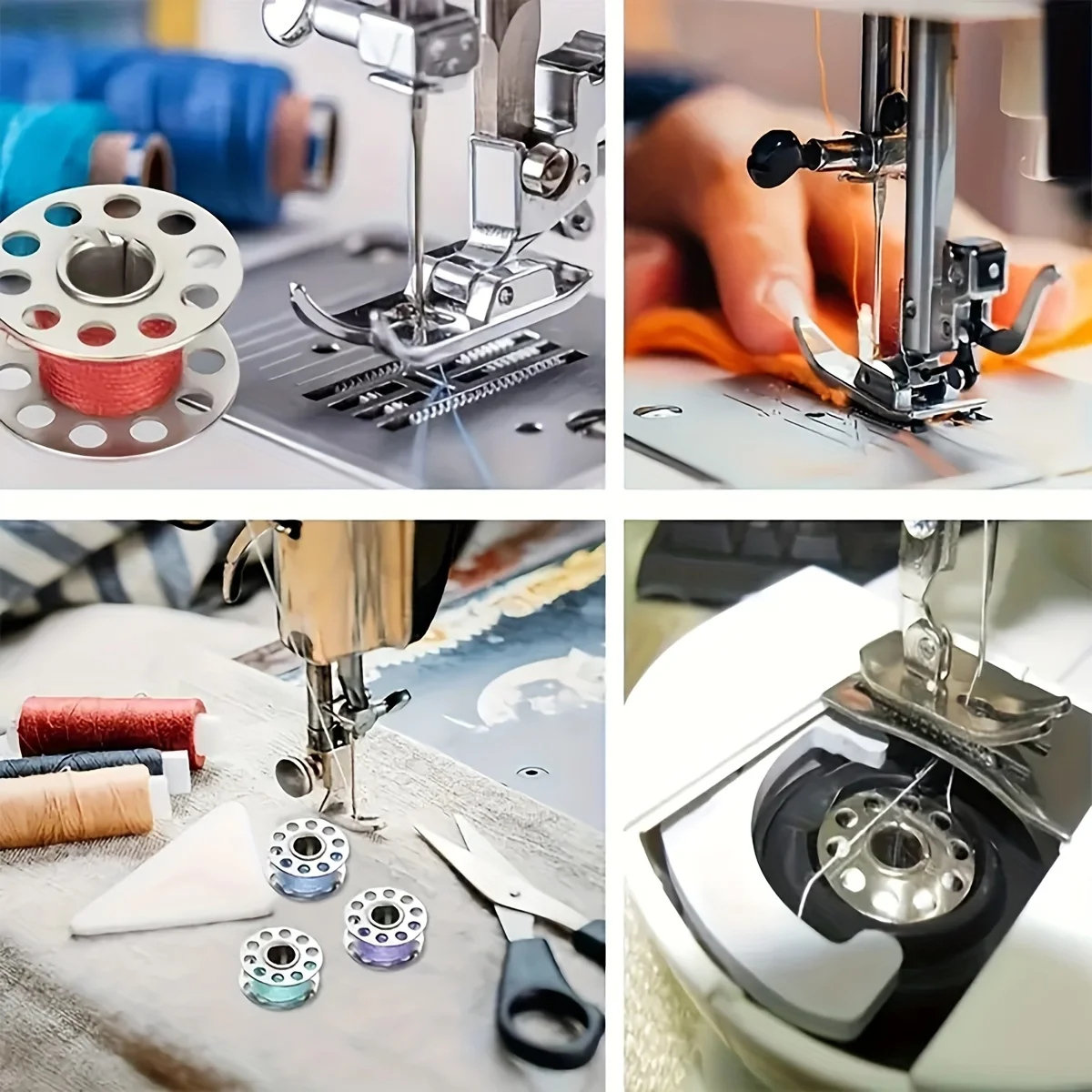 แกนม้วนด้ายเปล่าสำหรับจักรเย็บ - Thread Bobbins Empty บทวิจารณ์และราคา